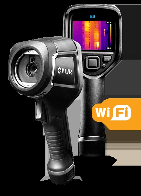 FLIR E6 WIFI 采用MSX?技術且具有Wi-Fi功能的紅外熱像儀